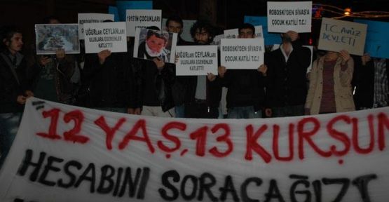 12 yaş 13 kurşunun hesabını soracağız!