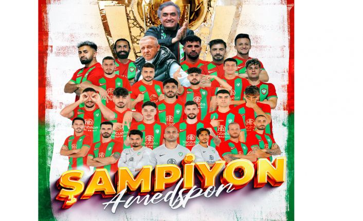 Amedspor Şampiyon!