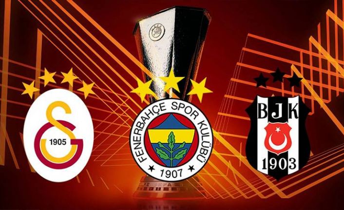 Beşiktaş, Fenerbahçe ve Galatasaray'ın Avrupa Ligi'ndeki fikstürü belli oldu