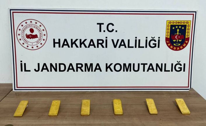 Derecik'te Kaçak 6 Kilo Külçe Altın Yakalandı