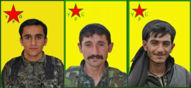 3 YPG savaşçısının kimliği açıklandı