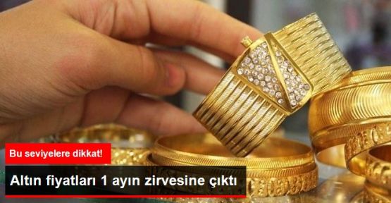 Altın 1 Ayın Zirvesine Çıktı