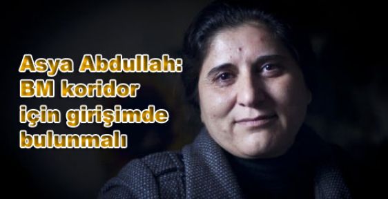 Asya Abdullah: BM koridor için girişimde bulunmalı