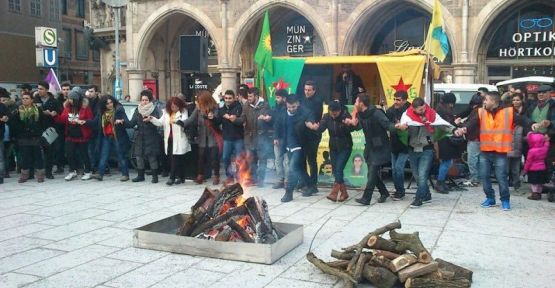 Avrupa'da Kobani zaferi kutlanıyor