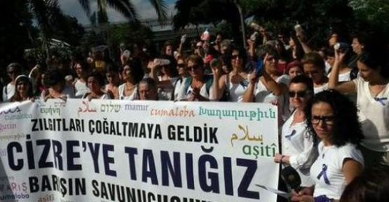 Barış İçin Kadın Girişimi üyeleri Cizre'de