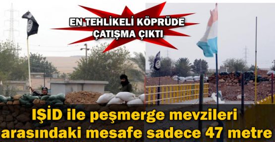 En tehlikeli köprüde çatışma çıktı