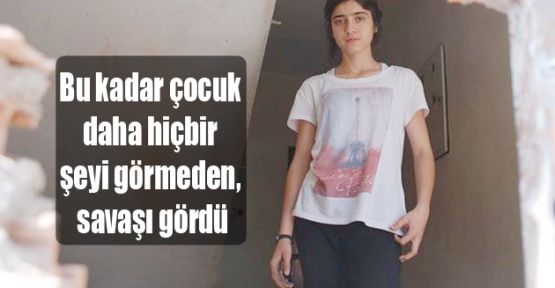 Bu kadar çocuk daha hiçbir şeyi görmeden, savaşı gördü