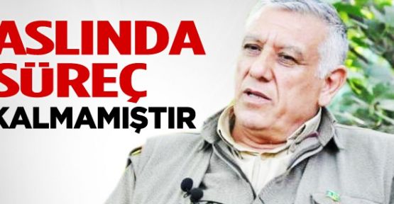 Cemil Bayık: Aslında süreç kalmamıştır