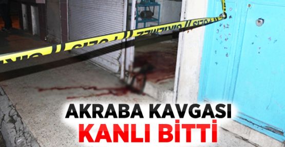 Dayı Yeğen Kavgası Kanlı Bitti: 1 Ölü, 1 Yaralı