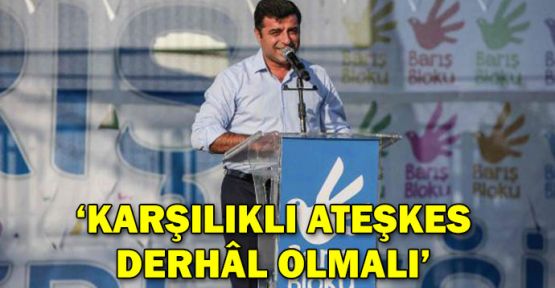 Demirtaş: Barış istemekle olmuyor, pratiği olmalı