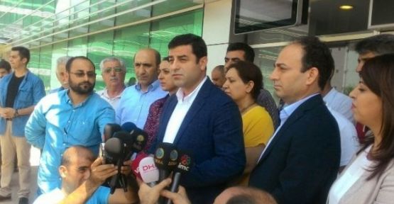 Demirtaş'tan liderlere çağrı: 'Gelin taziyemizi bir yapalım'