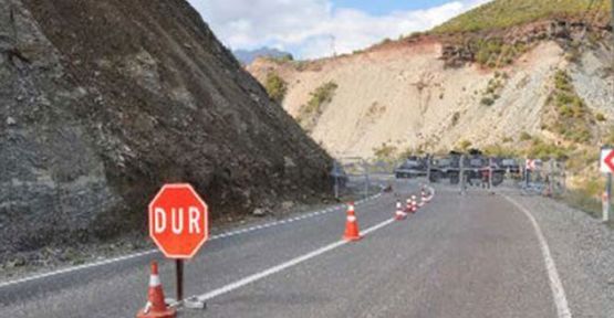 Dersim-Erzincan karayolu yeniden kapatıldı