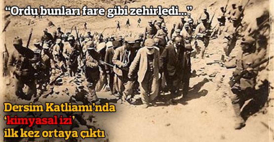 “Dersim Katliamı“nda kimyasal izi ilk kez ortaya çıktı