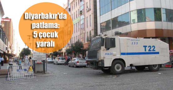 Diyarbakır'da patlama: 5 çocuk yaralı