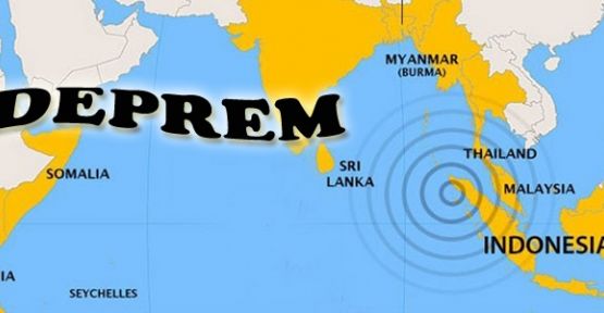 Endonezya'da 7,3 şiddetinde deprem