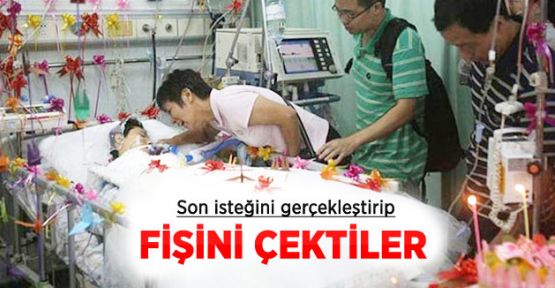 Genç kıza gelinlik giydirip fişini çektiler