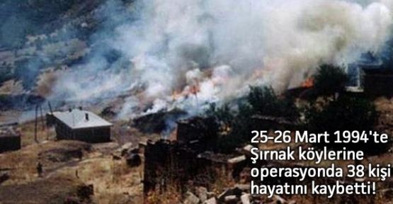 Şırnak'ta 34 Köylünün öldüğü operasyona 4 uçak katılmış