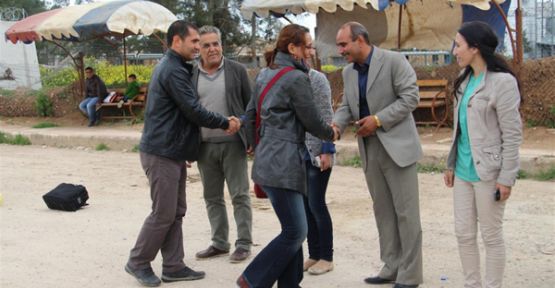 HDP-DBP'den bir heyet Kobani'ye geçti