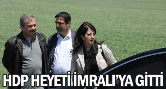 HDP heyeti İmralı'ya hareket etti