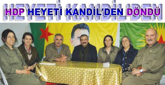 HDP heyeti Kandil'den döndü