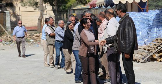 HDP heyeti Kobani'yi ziyaret etti