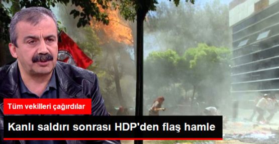 HDP, Suruç'taki Patlamayla Sonrası Koordinasyon Merkezi Oluşturuyor