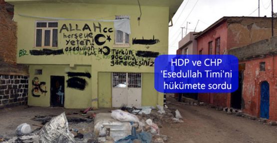 HDP ve CHP 'Esedullah Timi'ni hükümete sordu