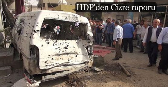 HDP'den Cizre raporu