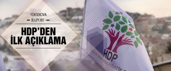 HDP'den Yüksekova raporu