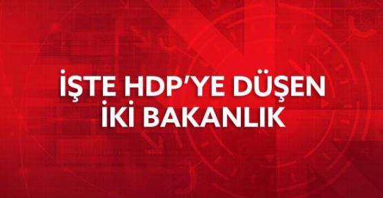 HDP'ye AB ve Kalkınma Bakanlığı Düştü