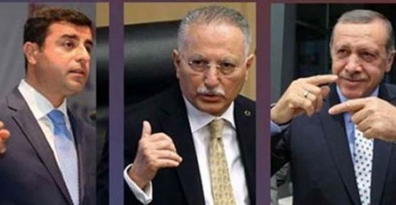 İhsanoğlu'ndan, Erdoğan ve Demirtaş'ın hesaplarına 1000'er TL