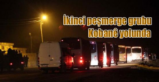 İkinci peşmerge grubu Kobani yolunda