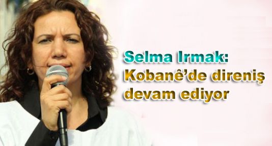 Irmak: Kobani'de direniş devam ediyor