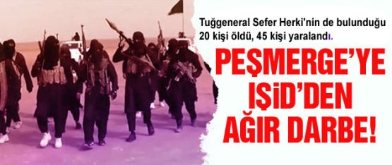 IŞİD'den peşmergeye intihar saldırısı: 20 ölü