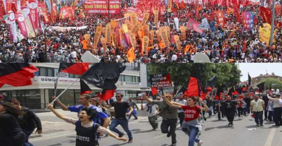 İstanbul'da coşkulu 1 Mayıs kutlaması