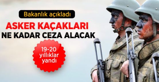 İşte asker kaçağı tarifesi