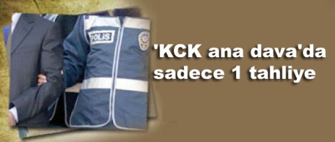 'KCK ana dava'da sadece 1 tahliye