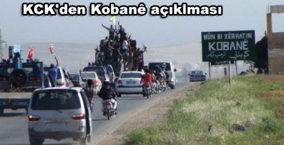 KCK'den Kobanê açıklması