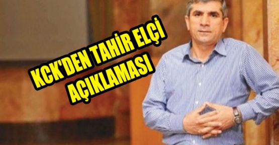 KCK'den Tahir Elçi açıklaması