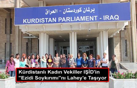 Kürdistanlı Kadın Vekiller IŞİD'in “Ezidi Soykırımı“nı Lahey'e Taşıyor