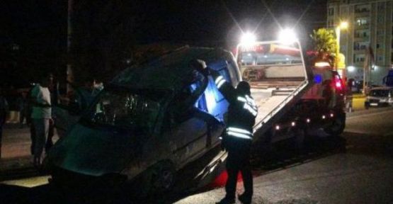 Mardin Kızıltepe'de kaza: 2 yaralı