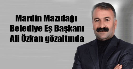 Mardin Mazıdağı Belediye Eş Başkanı gözaltında