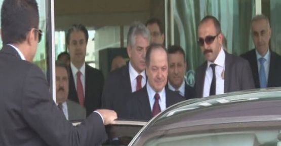 Mesut Barzani Ankara'da