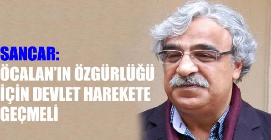 Mithat Sancar: 'Öcalan'ın özgürlüğü için devlet harekete geçmeli'