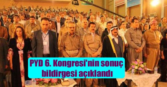 PYD 6. Kongresi'nin sonuç bildirgesi açıklandı