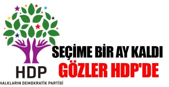 Seçime bir ay kaldı, gözler HDP'de