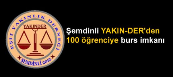 Şemdinli YAKIN-DER'den 100 öğrenciye burs imkanı