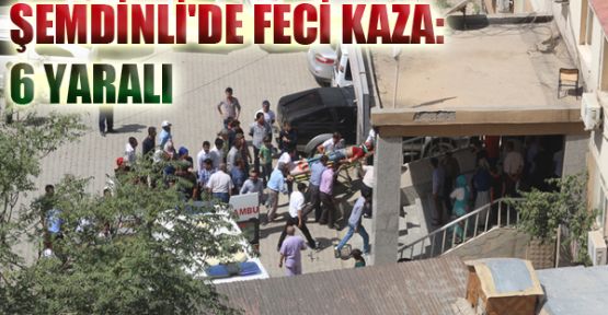 Şemdinli'de feci kaza: 6 Yaralı