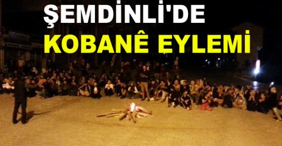 Şemdinli'de Kobani için eylem