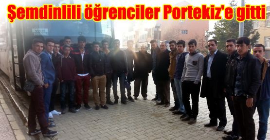   Şemdinlili öğrenciler Portekiz'e gitti